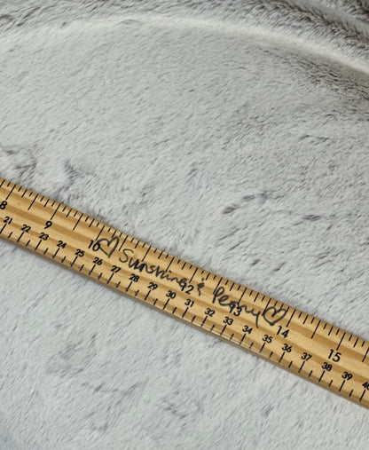 Minky - Red Pine - Jasper - Beige/White