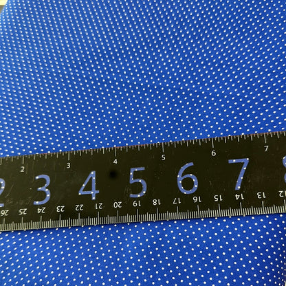 Robert Kaufman Fabrics - Sevenberry Petite Basics  - Pindot on Royal Blue