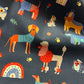 Robert Kaufman - Whiskers and Tails - Dogs in Sweaters - Navy