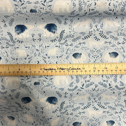 Dear Stella -  Polar Bear Toile - Surf - From the Be Brave by Dear Stella Collection