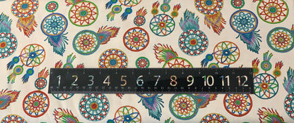Back in stock - Dream Catcher - Elizabeth Studios - Cream - Priced per half Metre