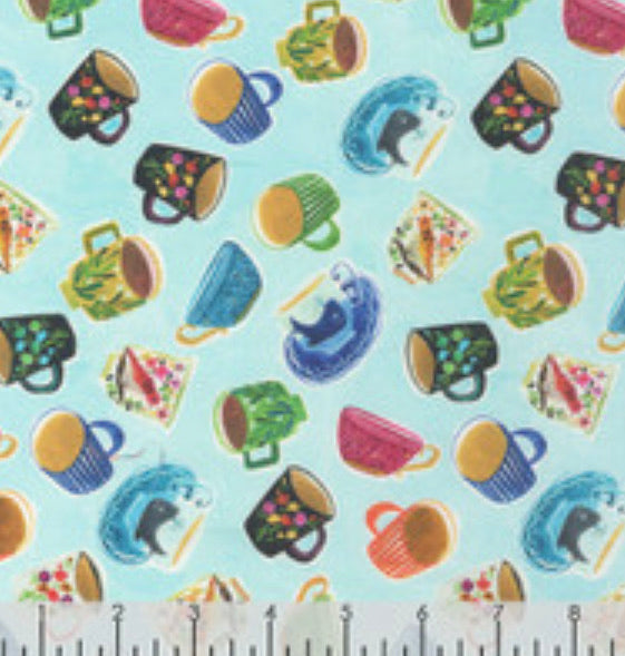 Last cut 17.25" x width of fabric - Dear Stella  - No Place Like OM -  Deja Brew