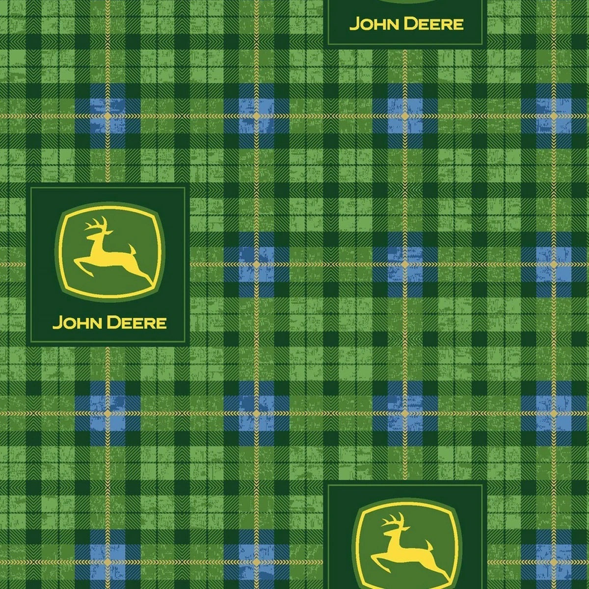 Springs Creative - John Deere - Tissu écossais John Deere