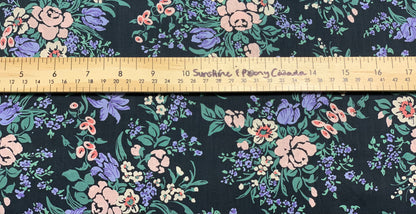 Cotton Lawn - Spring Flowers Bouquet - Wisteria - by  Robert Kaufman