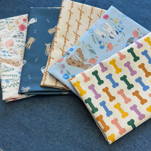 Fun Dog Themed -  Fat Quarter Bundle