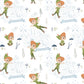 Camelot Fabrics - Peter Pan and Tinker Bell Collection - Neverland Adventures  - White