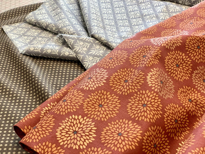 Emma & Mila -  Marsala Moment Collection -  Metallic Copper - Flower Burst