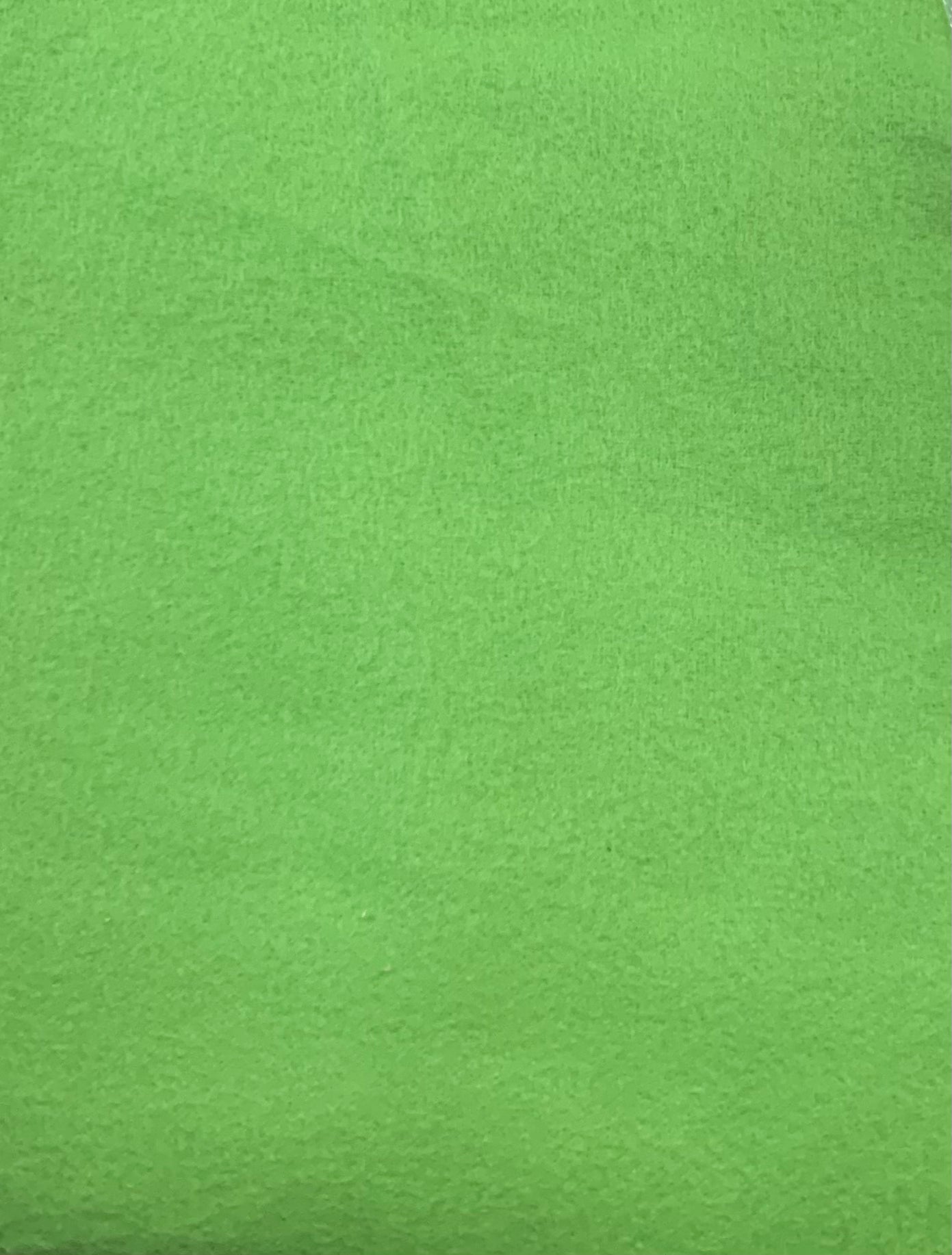 Premium Flannel - Lime # 1192 - Robert Kaufman - Lime Green solid