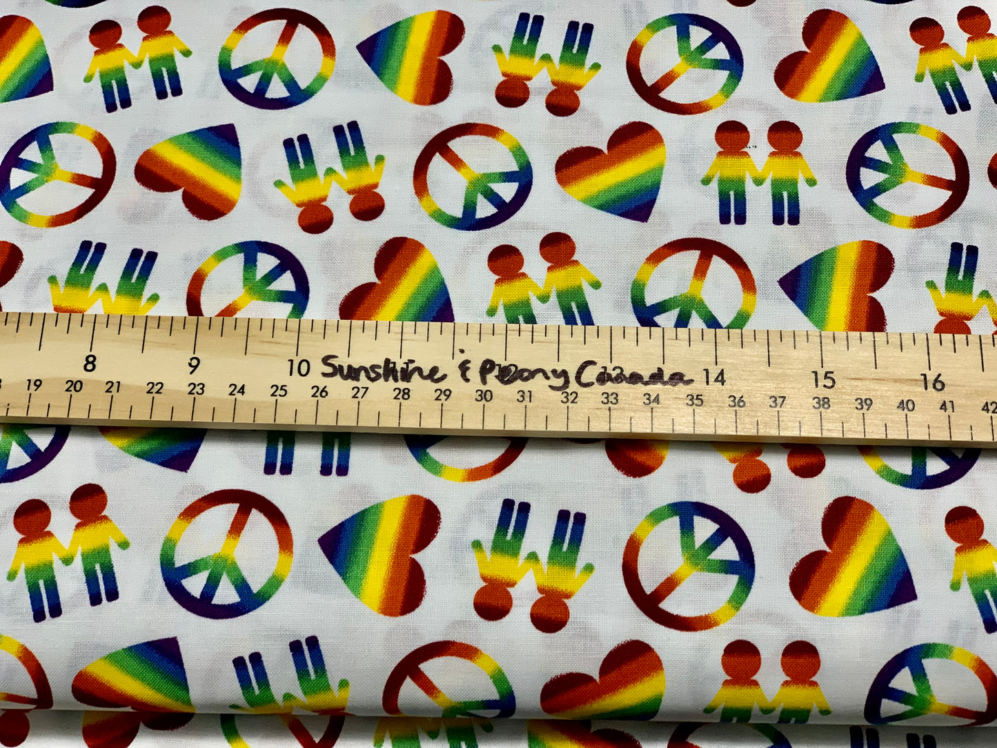 Robert Kaufman - Peace, Love & Pride - Designs by Lisa K Collection