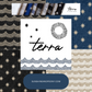 Linen Cotton Mix - Figo Fabrics - Terra Collection - Waves - White