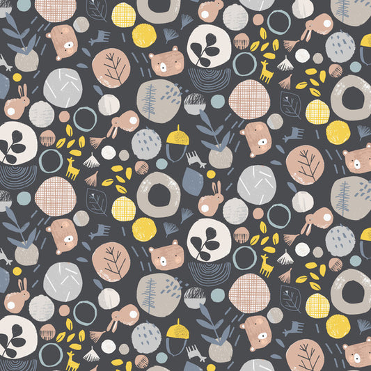 Last cut - Dear Stella - Wildlings – Forest Toss in Stargazer 17" x 44"-