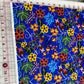 Last cut from the bolt - Approx 35” - Shannon Gustafson - SG Floral 1 - Royal Blue