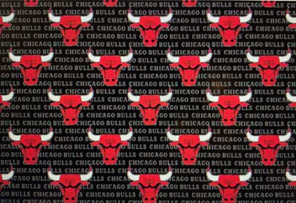 Last cut from bolt approx 18.5” x width of fabric - Chicago Bulls - NBA - 2020