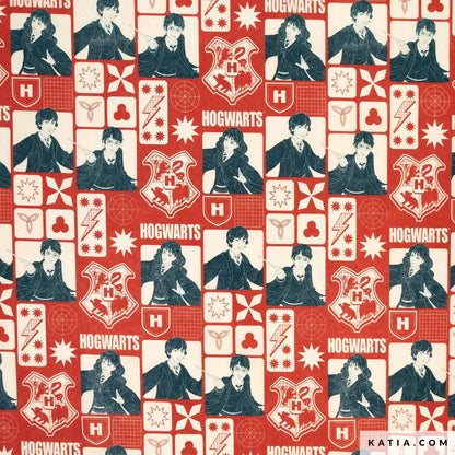 Katia Fabrics - Poplin - Licensed - Harry Potter