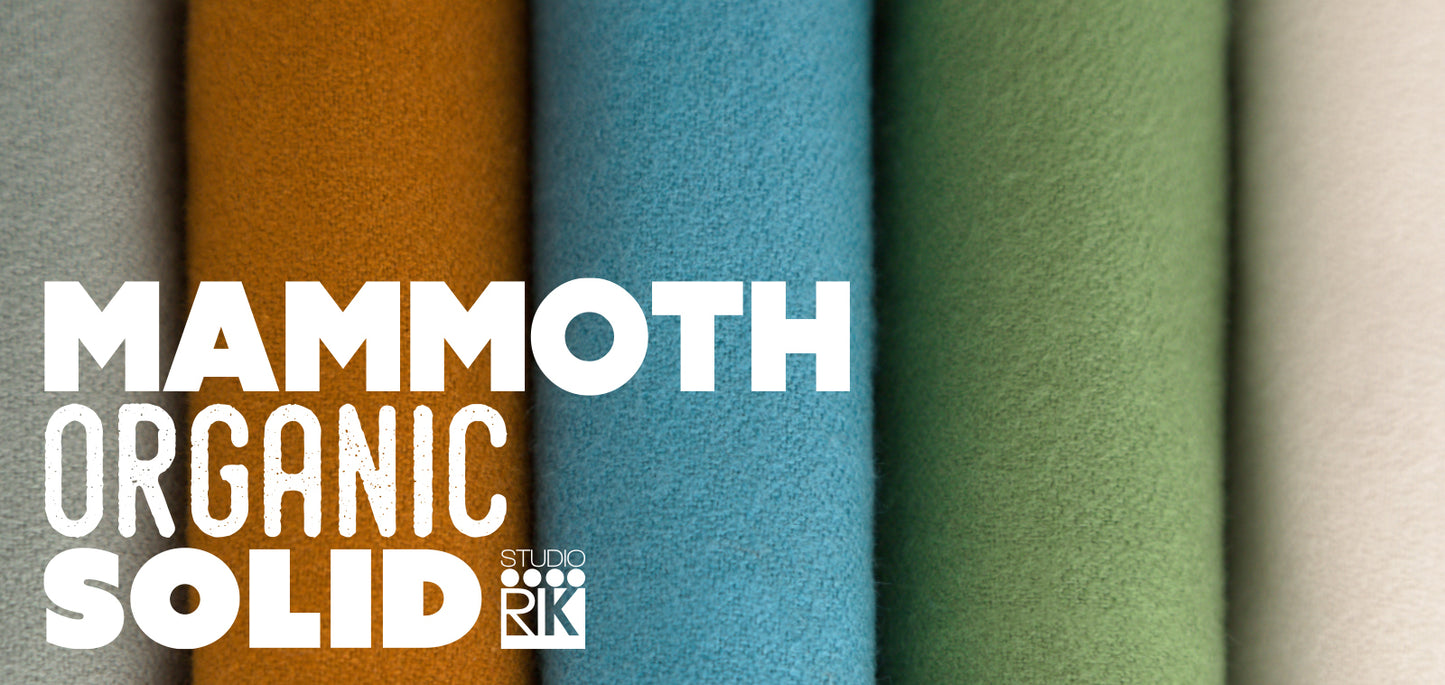 Premium Flannel - Mammoth Organic - Robert Kaufman - Black Solid