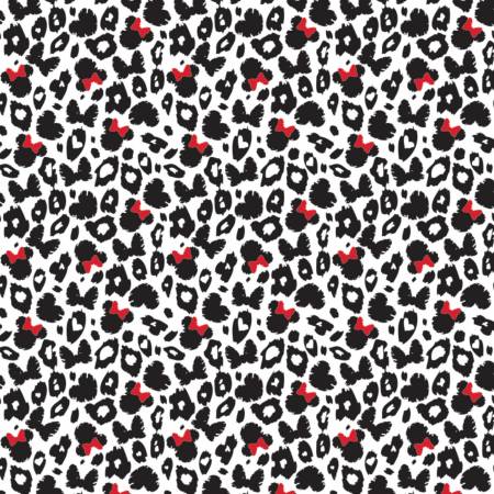 Camelot Fabrics - Minnie Mouse  - Leopard Print