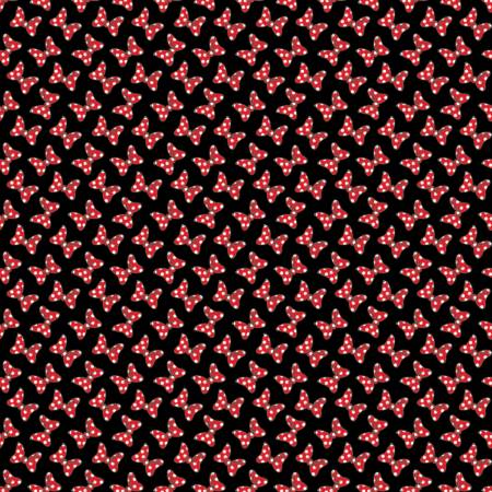 Camelot Fabrics - Minnie Mouse  - Minnie Dot Couture - Black