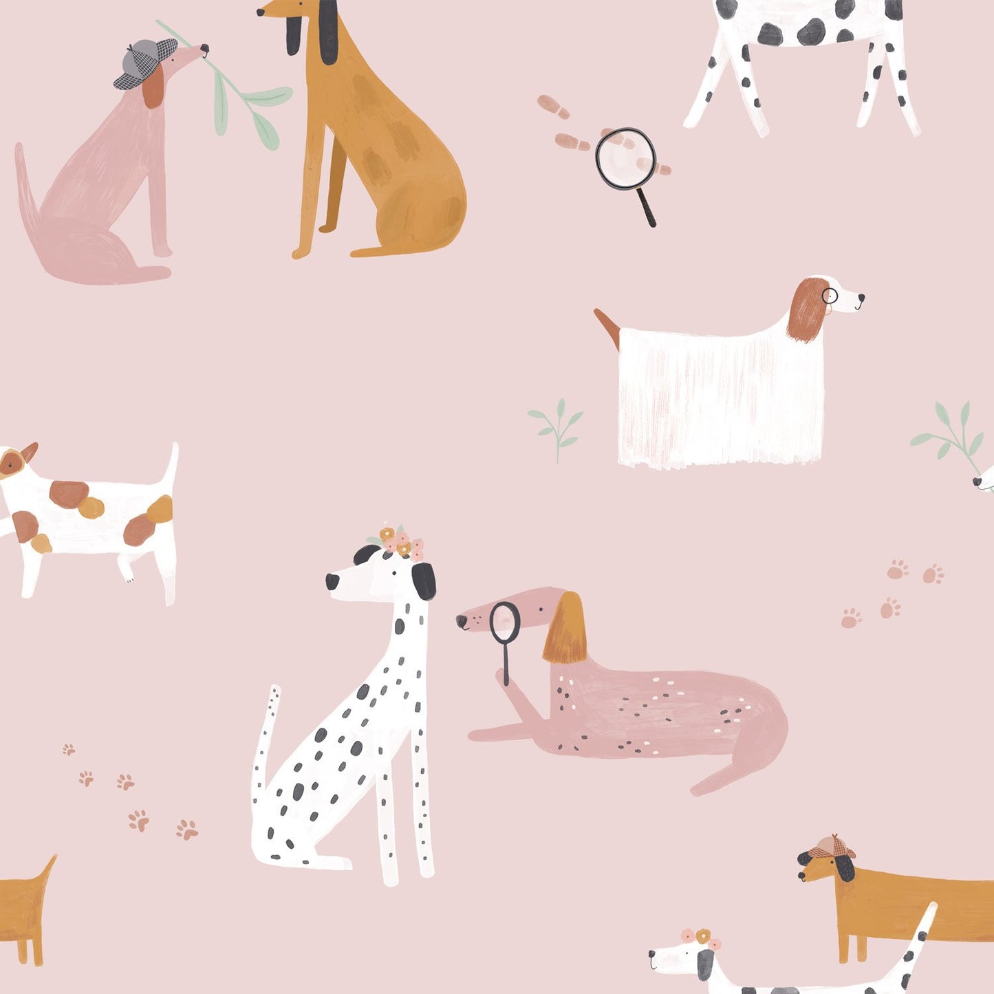 Tissus Katia - Bébé Koalas et Kangourous Volants