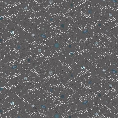 Across The Universe - Rogue Planets  - Cotton + Steel - Charcoal