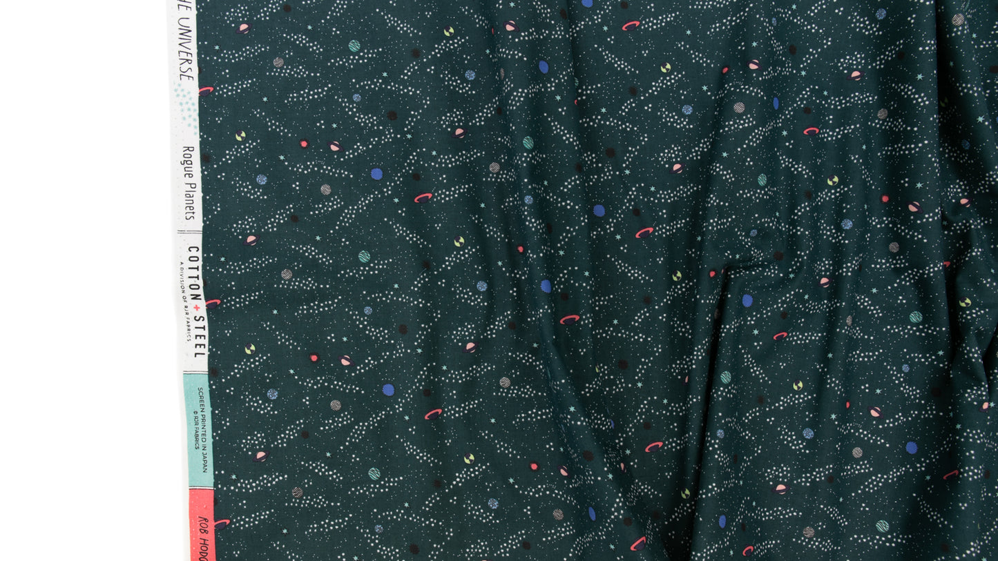 Across The Universe - Rogue Planets - Cotton + Steel - Teal