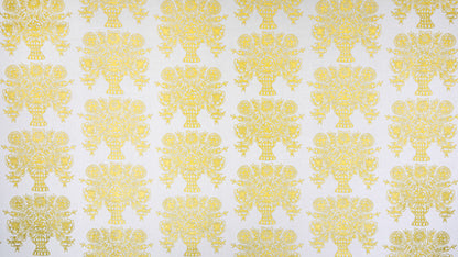 Rifle Paper Co.  For Cotton + Steel  - Meadow - Gold Metallic