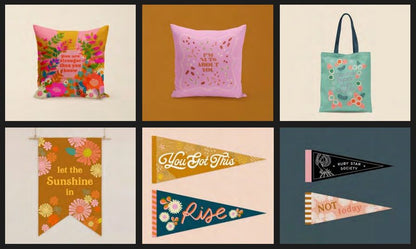 Panel - Ruby Star Society - PEP Talk Panel 45 x 48