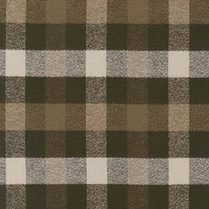 Flannel -  Mammoth Flannel - Green  -  by Robert Kaufman
