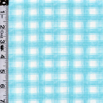 Last cut from bolt - approx 6.5” x width of fabric - Dear Stella - Mint Julep Turquoise